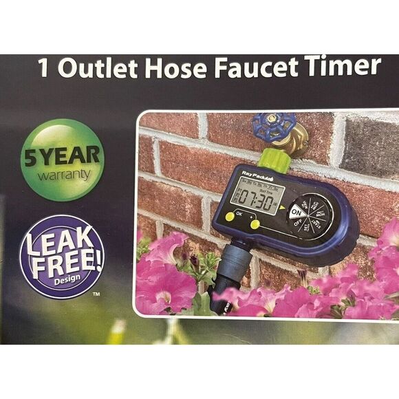 Ray Padula 1-Zone Programmable Sprinkler Timer for Yard Garden‎ Hose Battery Op - Picture 3 of 8